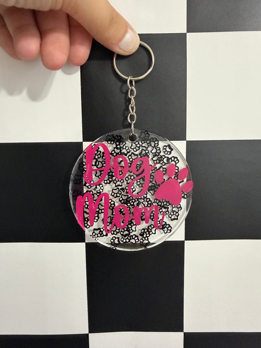 Dog Mom Keychain