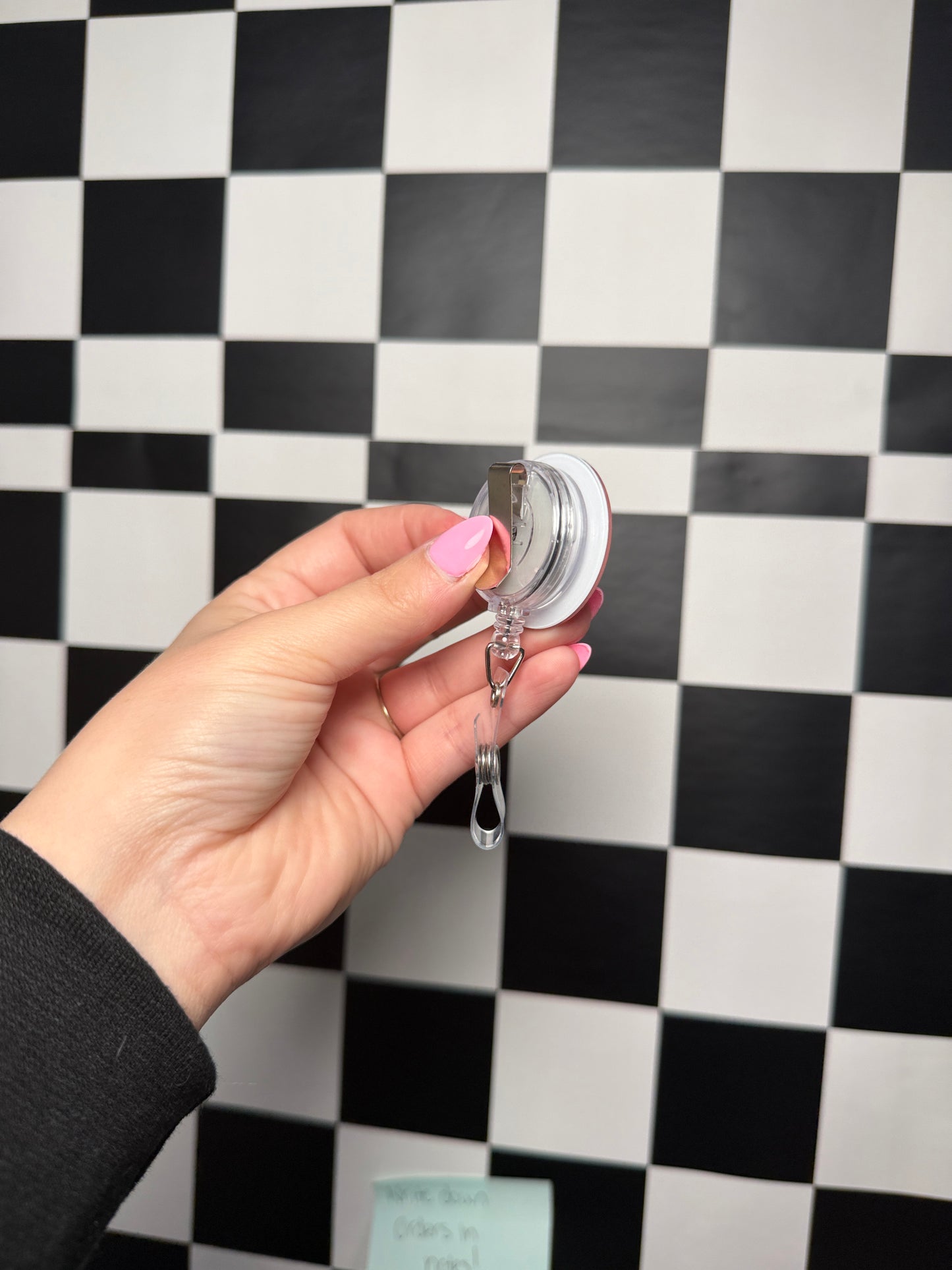 Smile Face Badge Reel