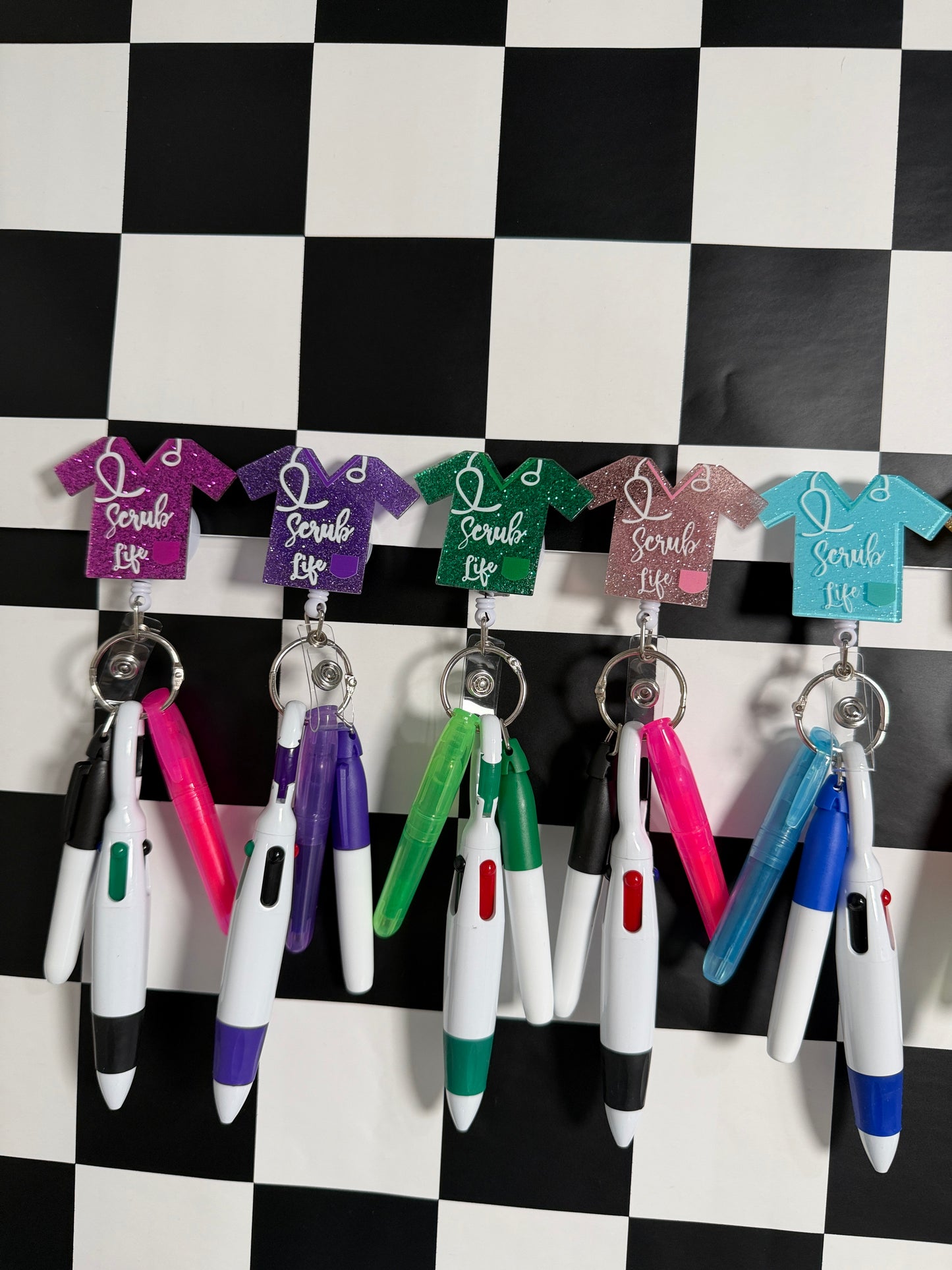 Scrub Life Badge Reels