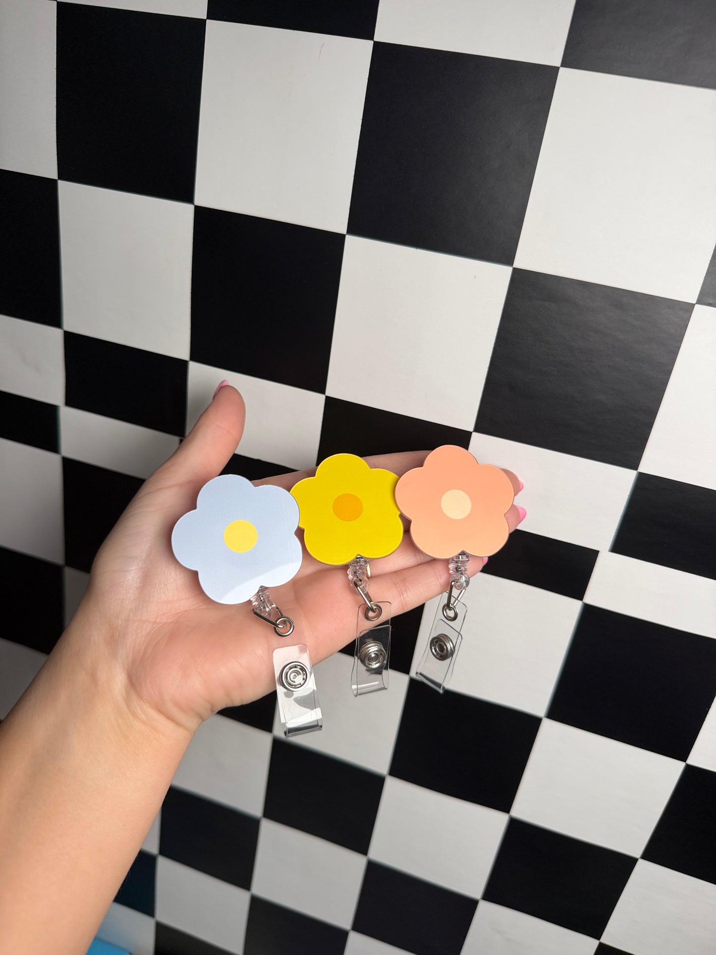 Flower Badge Reel