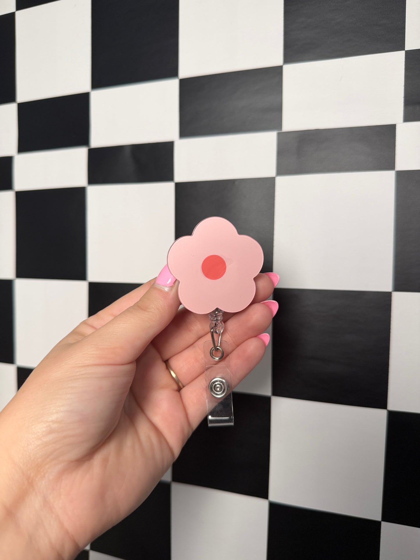 Flower Badge Reel