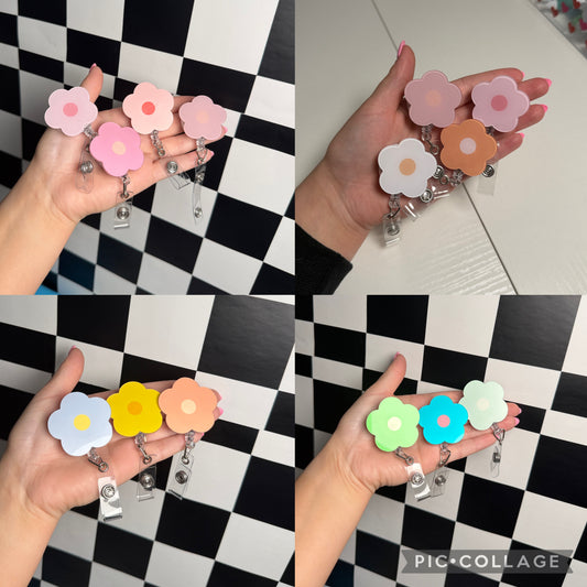 Flower Badge Reel