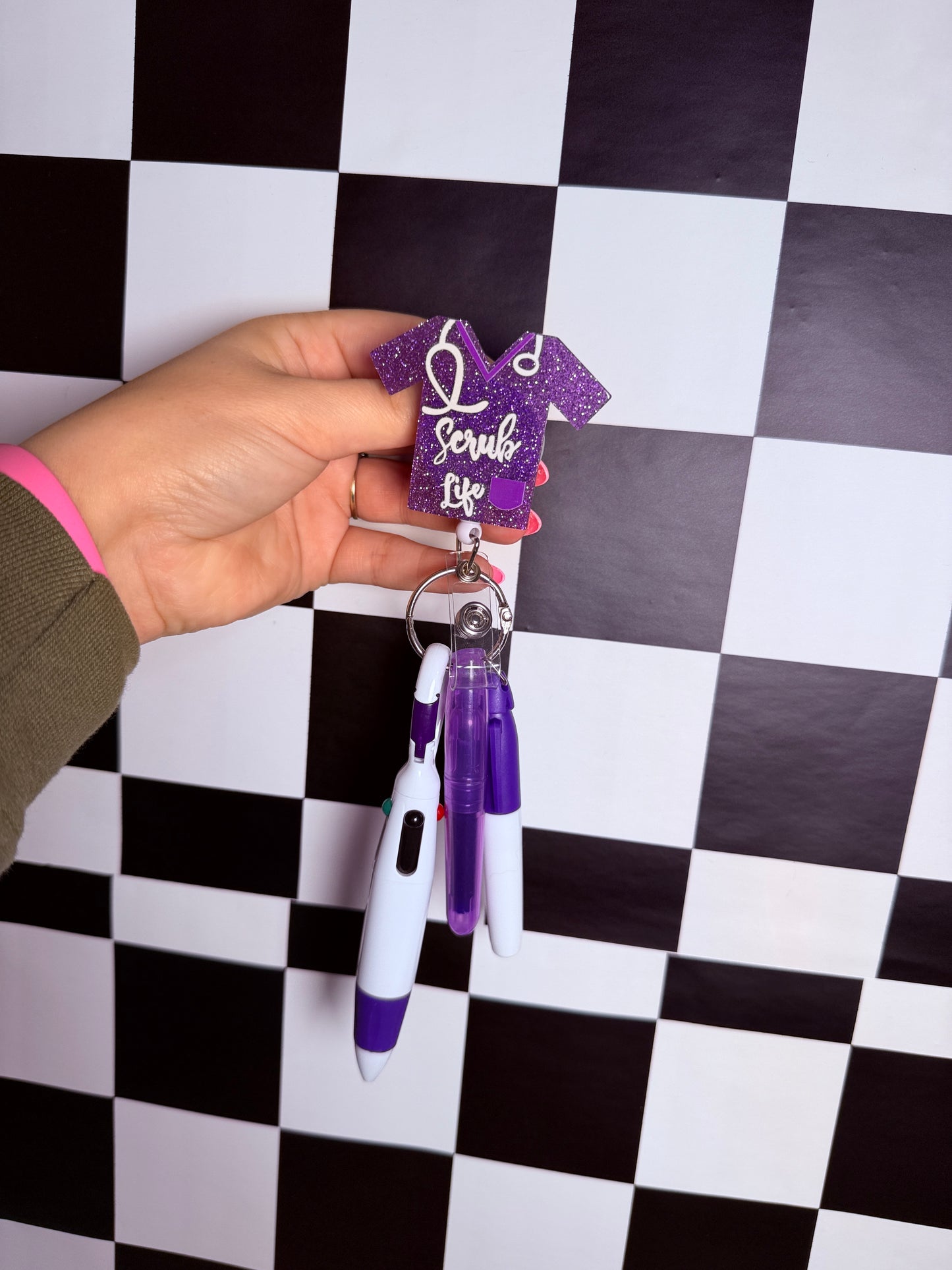 Scrub Life Badge Reels