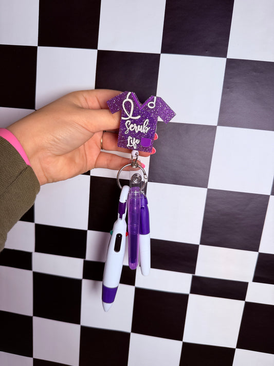 Scrub Life Badge Reels