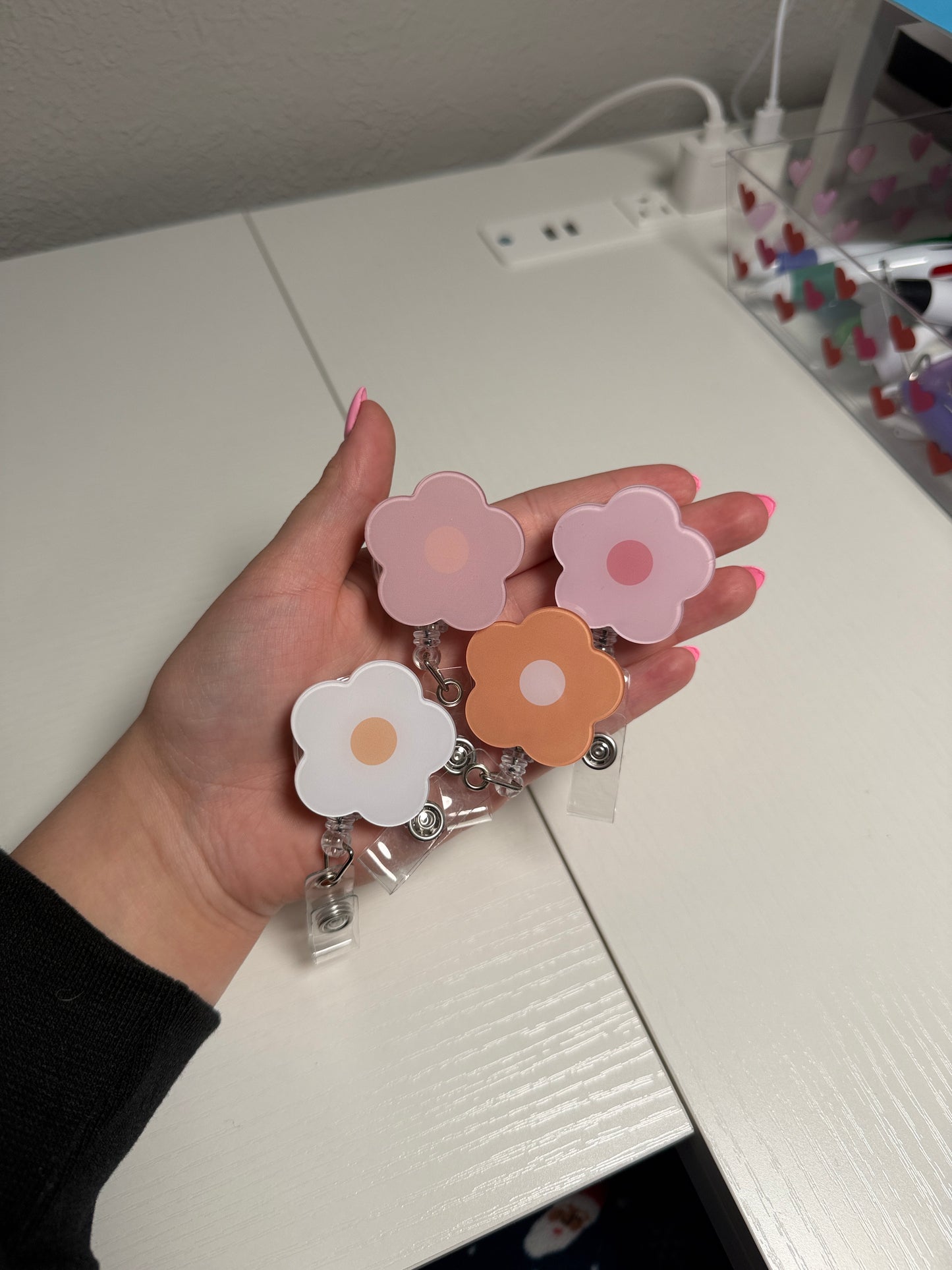 Flower Badge Reel