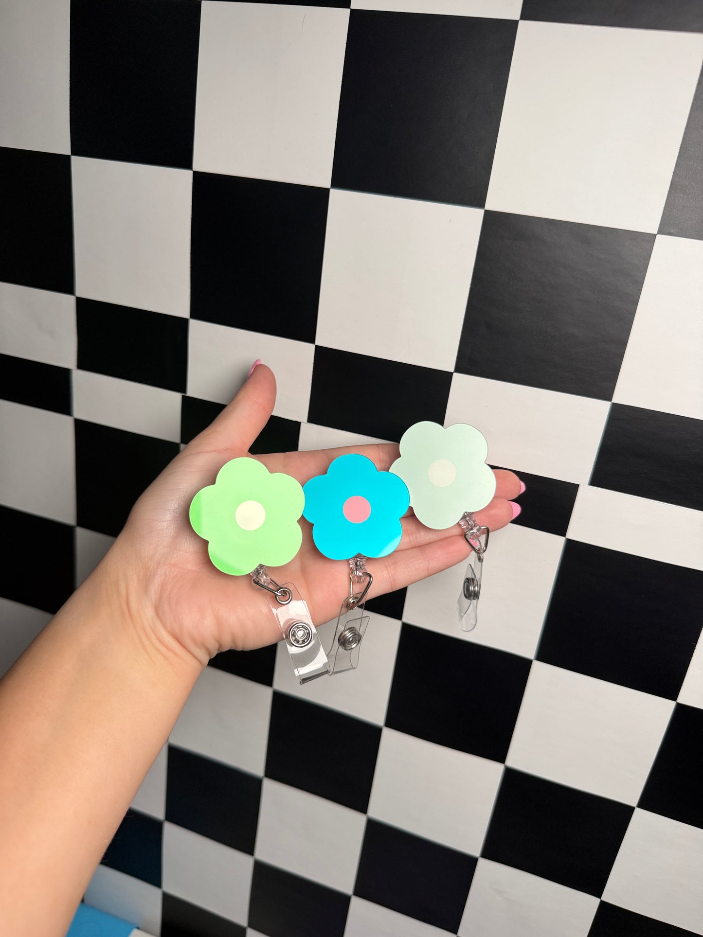 Flower Badge Reel