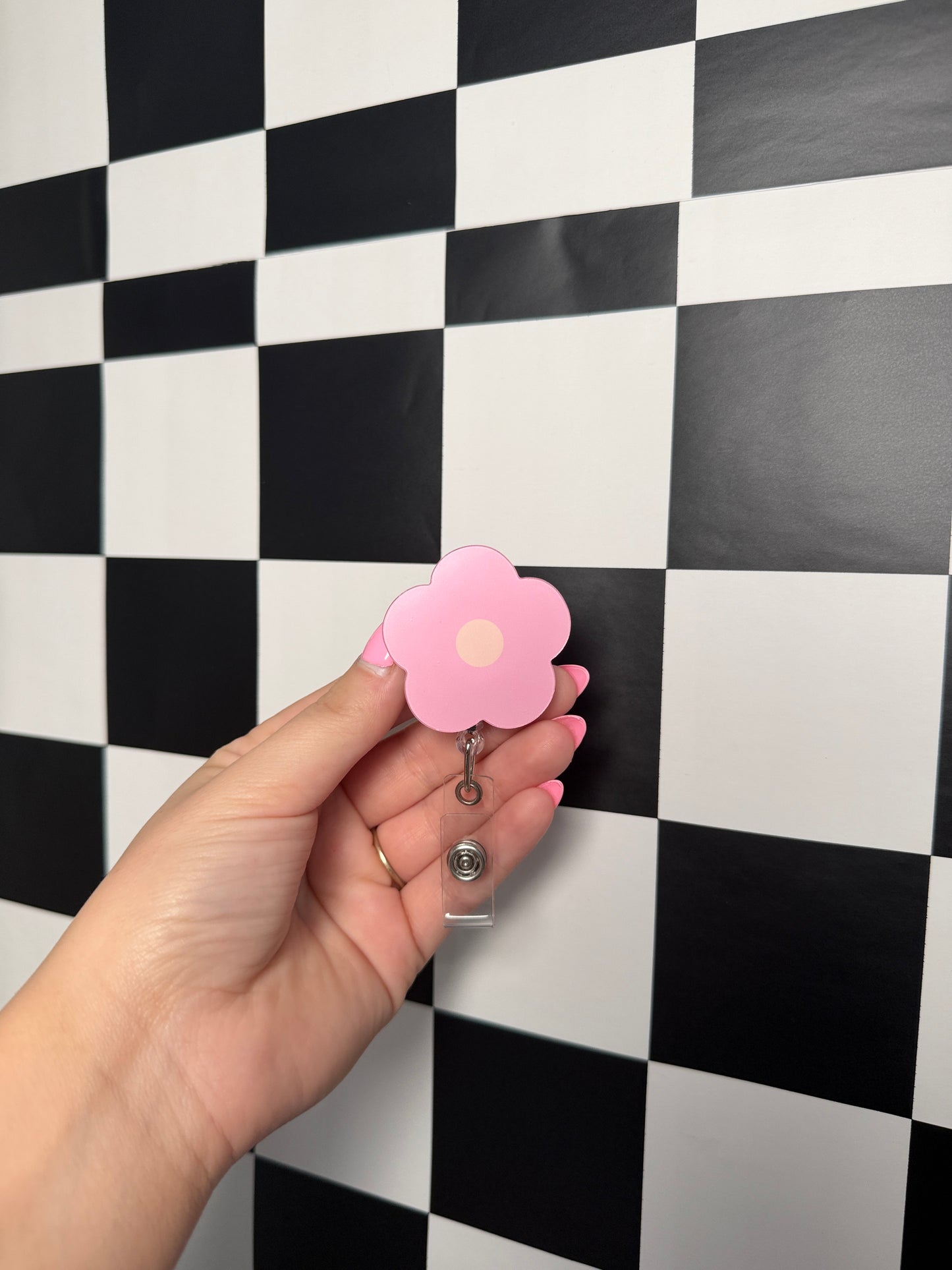 Flower Badge Reel