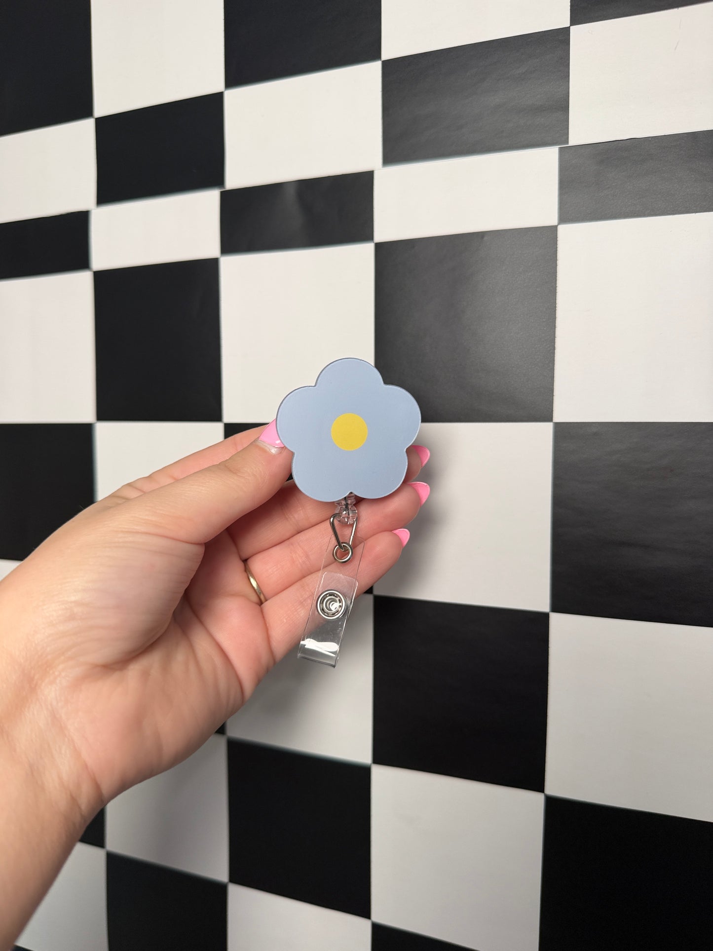 Flower Badge Reel
