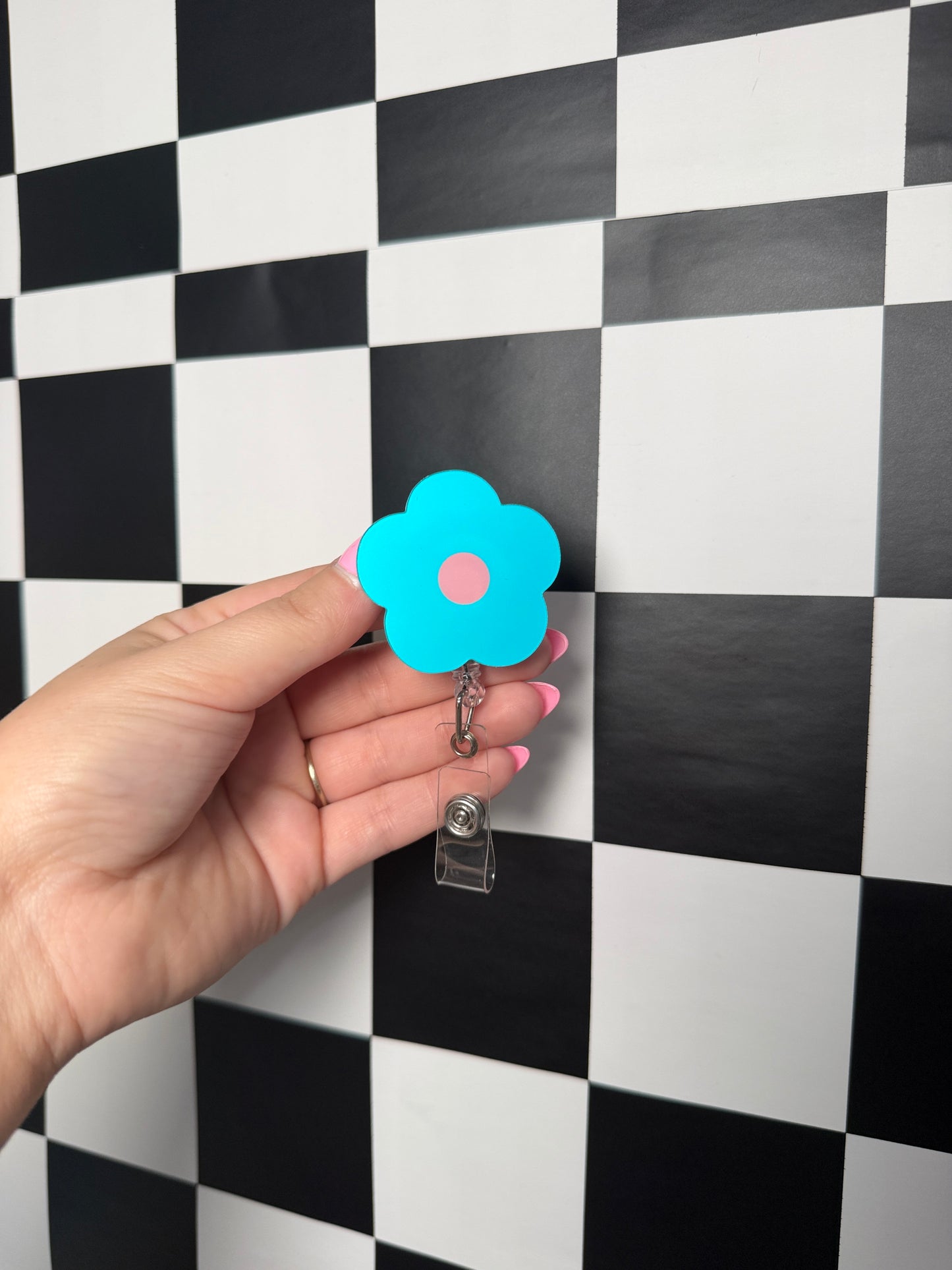 Flower Badge Reel