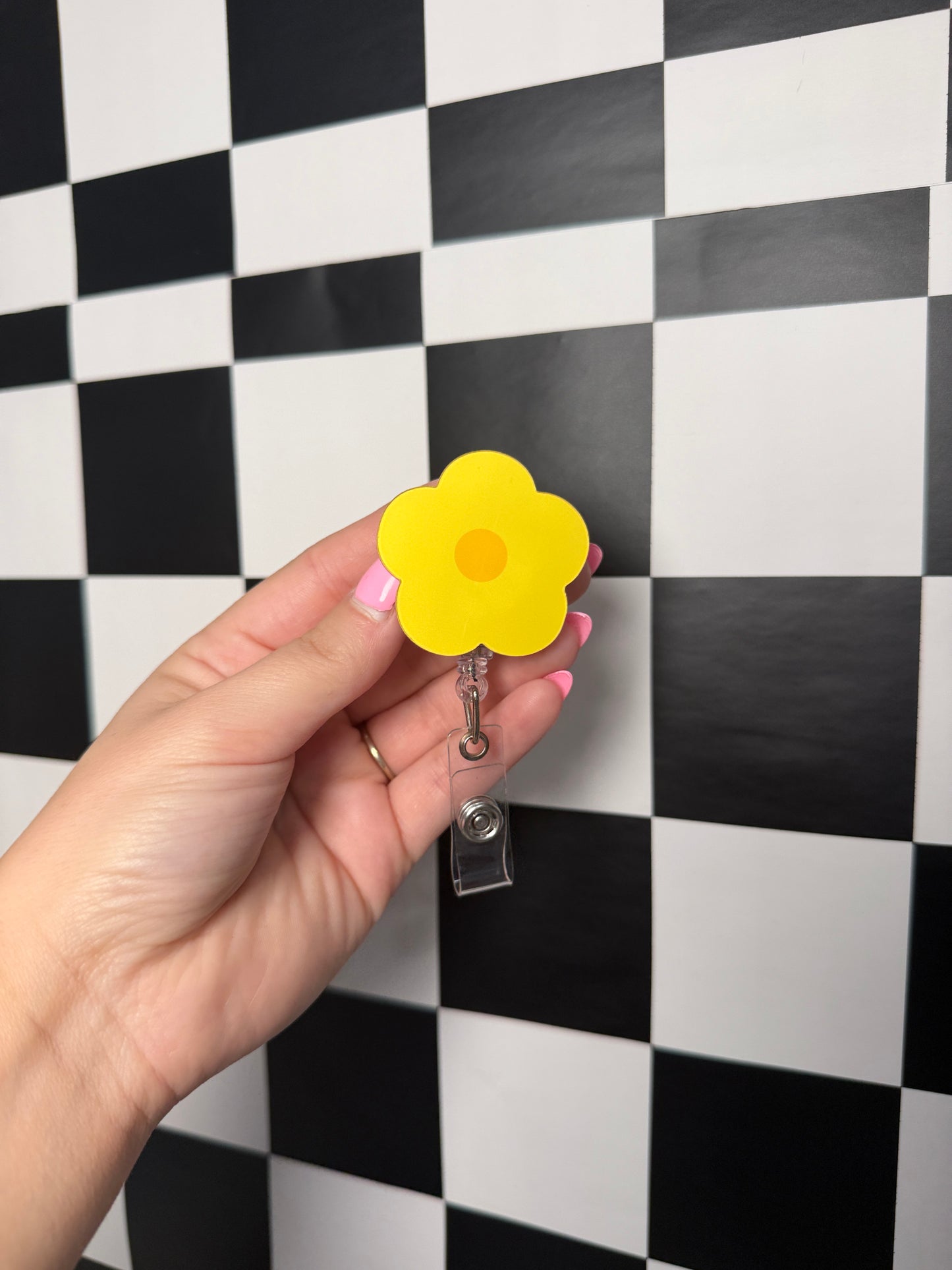 Flower Badge Reel