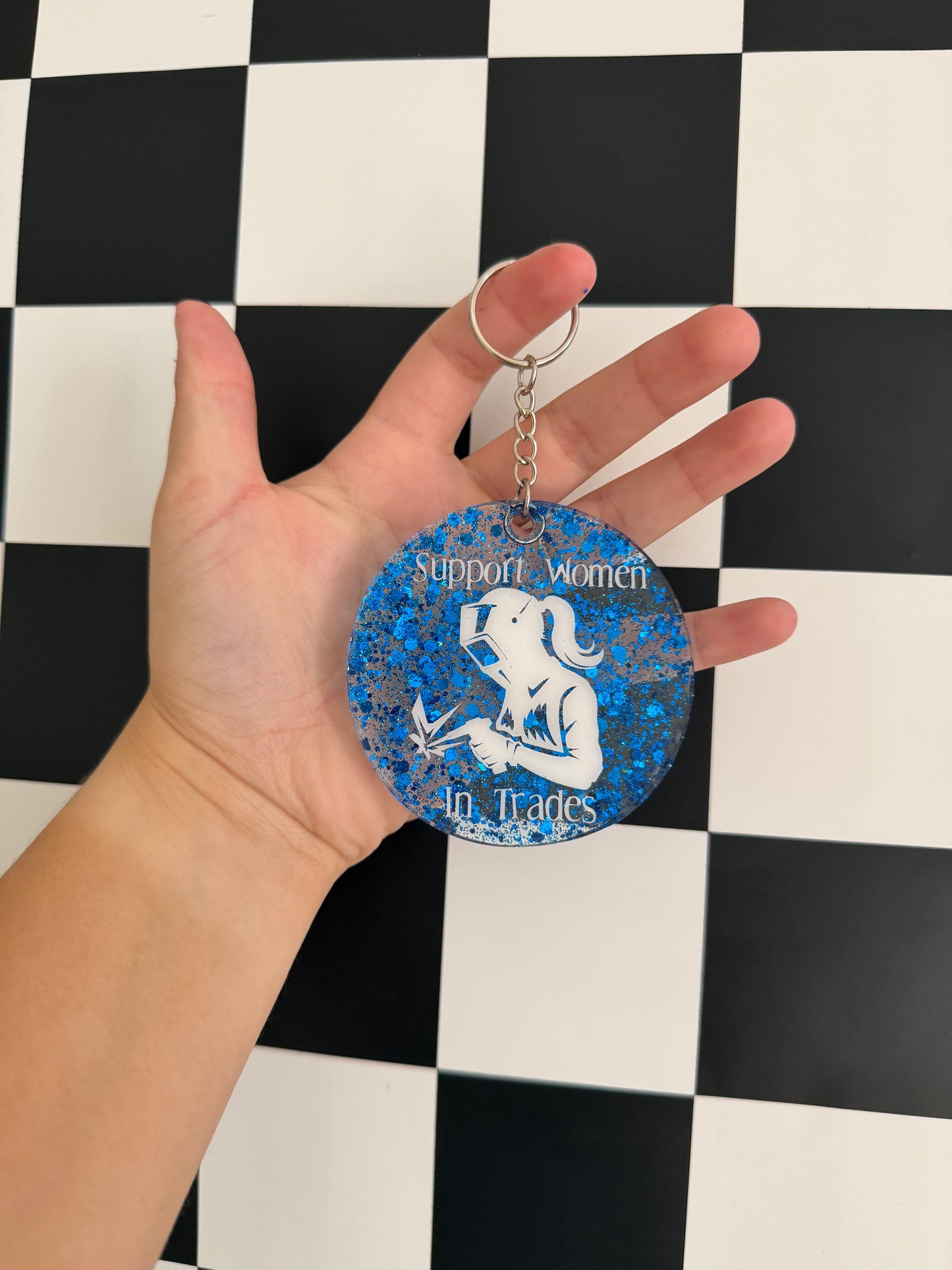 Women In Trades Keychain